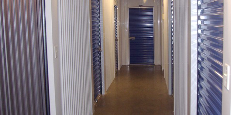 interior view of storage area